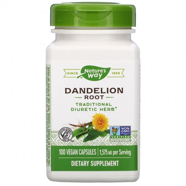 Nature's Way Dandelion Root - 100 Capsules